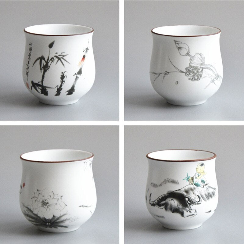 Japanese Style Porcelain Cup