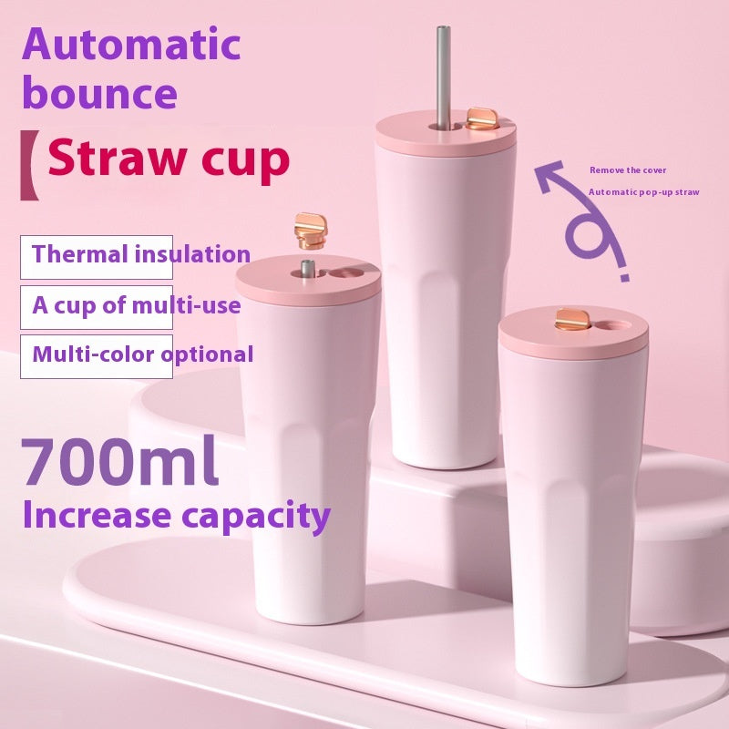 Leisure Fashion  Straw Thermal Insulation Cup